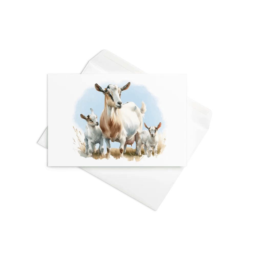 Nigerian Dwarf Mama - Greeting Card product image (9)