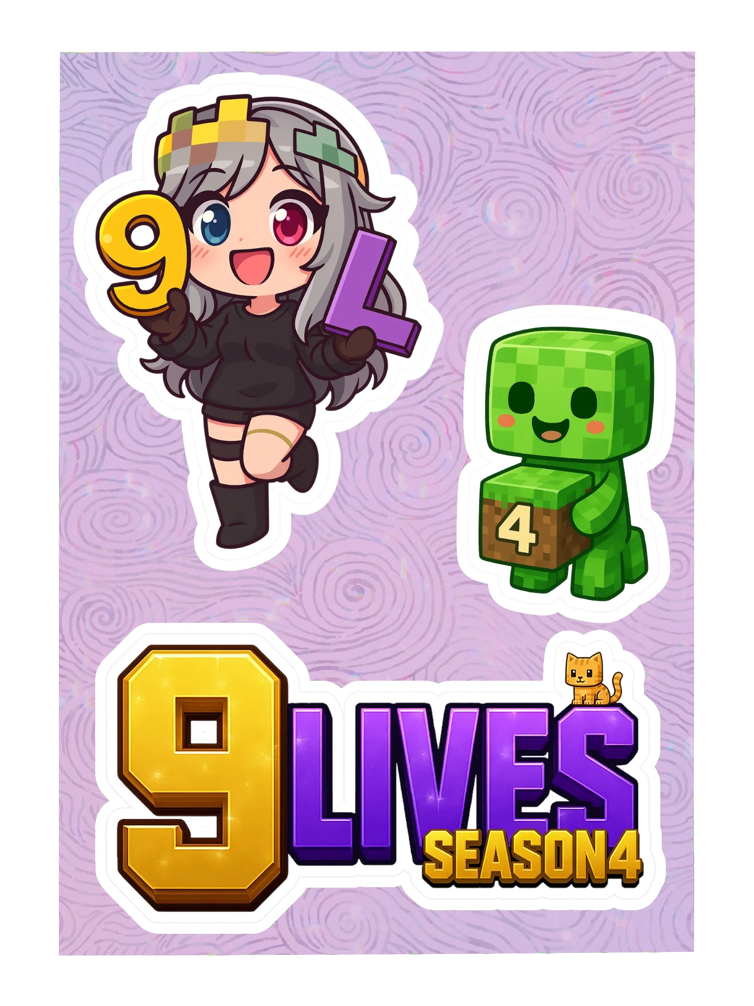 9LS4 Mellie_MC Sticker Sheet product image (1)