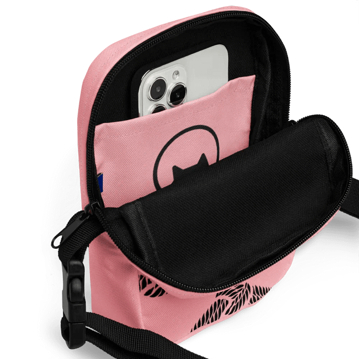 Diamond Tie hip bag (Pink and Black) product image (2)