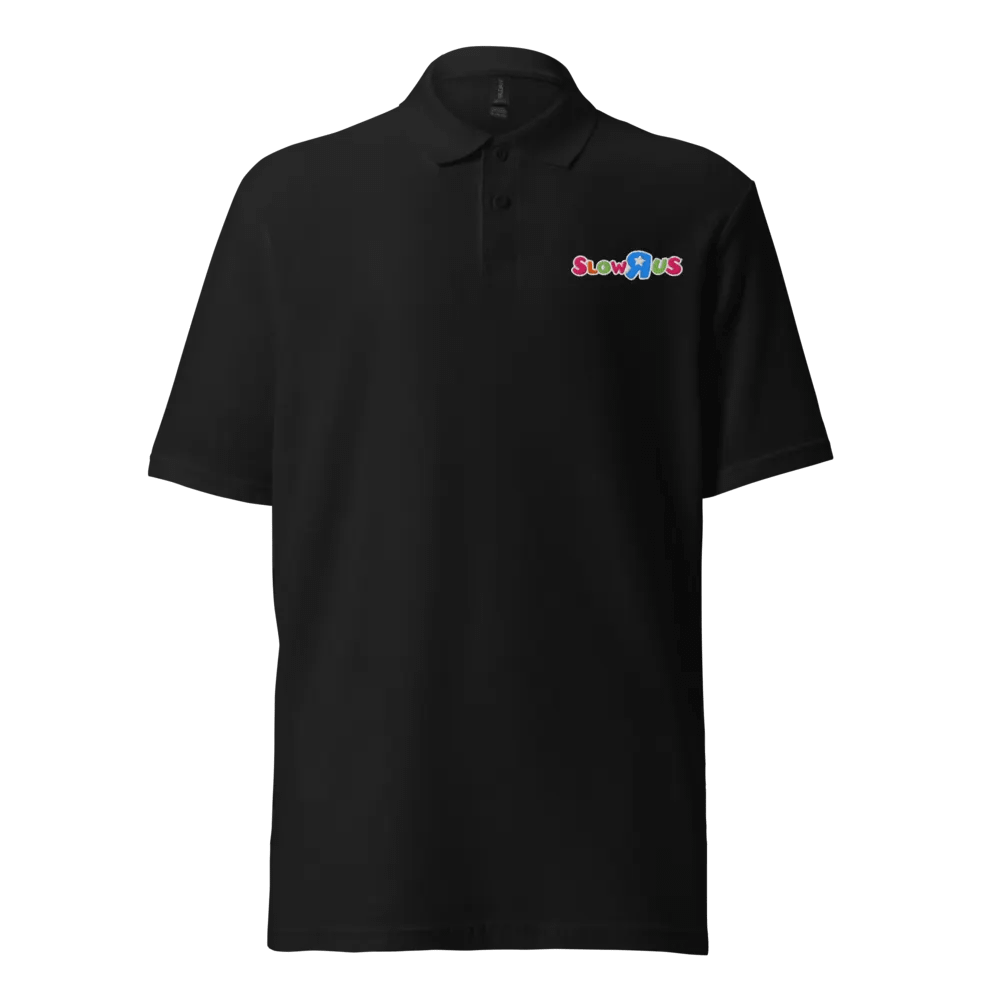 SLOW-R-US UNISEX EMBROIDERED POLO product image (1)