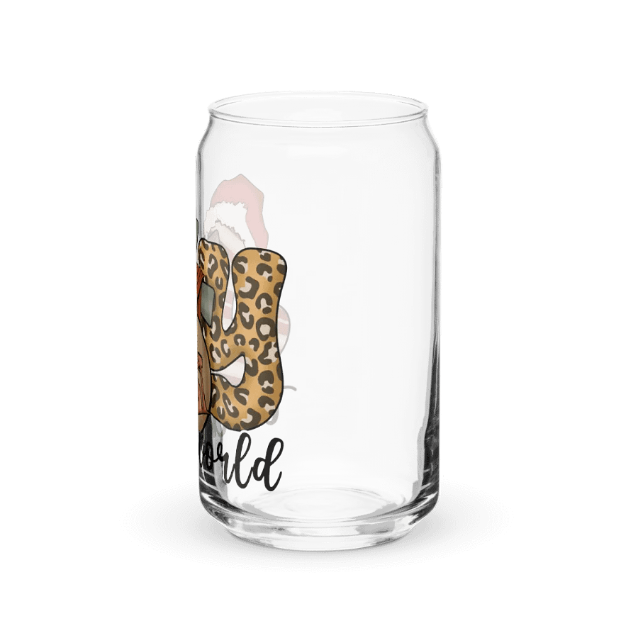 Joy to the World Can-Shaped Glass product image (39)