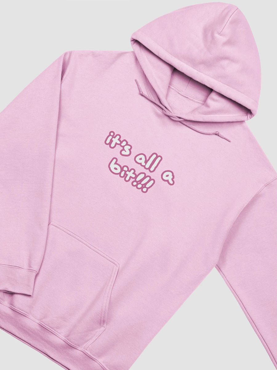 “It’s all a bit!!!” (lined design, #CB6398) classic hoodie product image (37)
