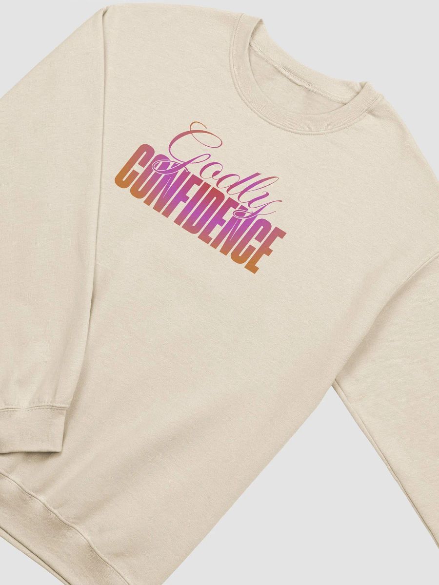 Godly Confidence Religious Inspiration Sweatshirt product image (2)