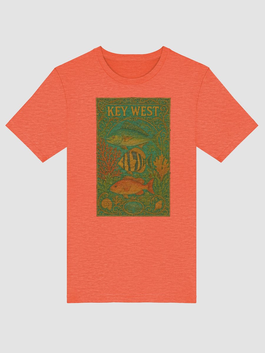 Key West Tropical T-Shirt Ultra Soft Tee with Fish product image (5)