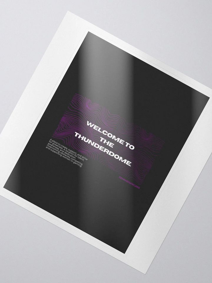 Welcome to the Thunderdome Sticker product image (2)