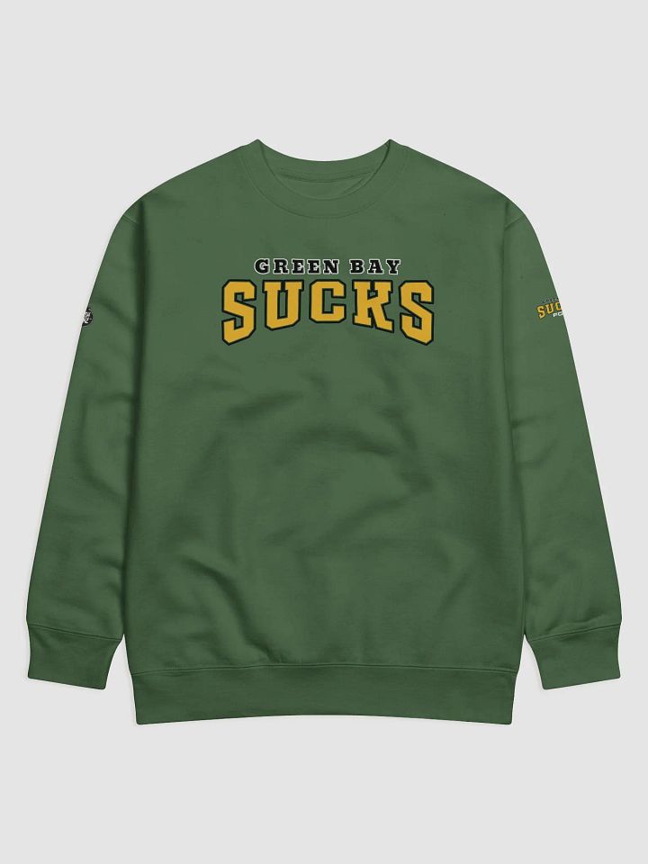 Green Bay Sucks Fudge Packers Sweatshirt | NFL Rivals Locker | Green Bay Packers | Trash Fanz product image (9)