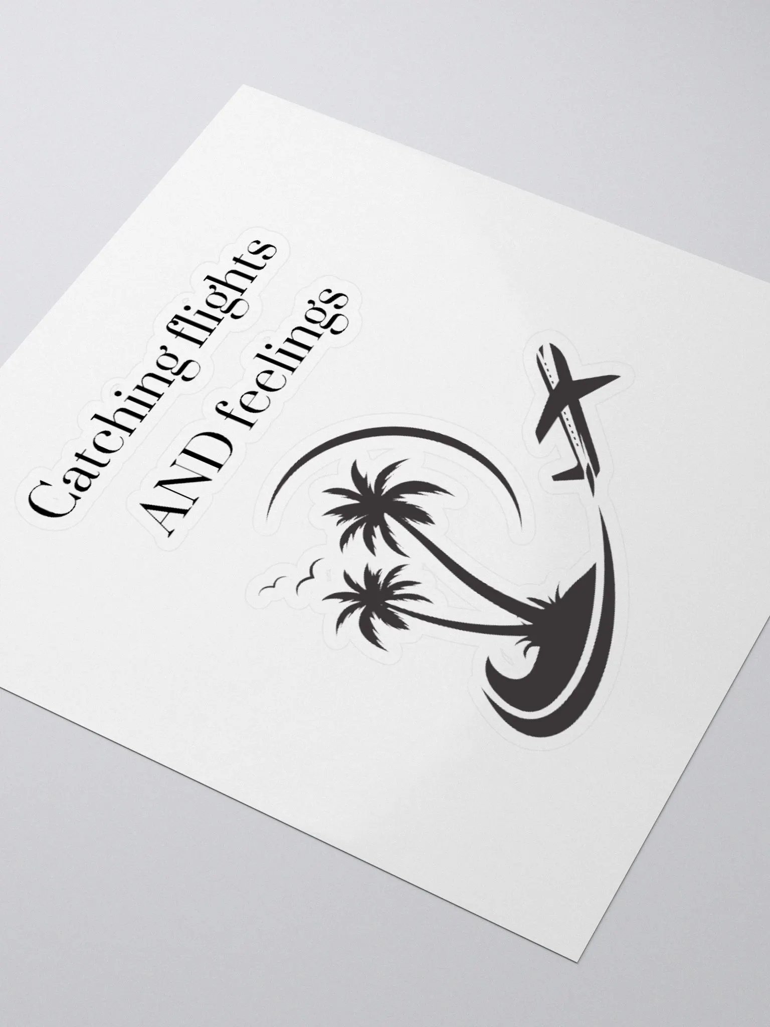 Catching Flights AND Feelings Kiss Cut Stickers product image (11)