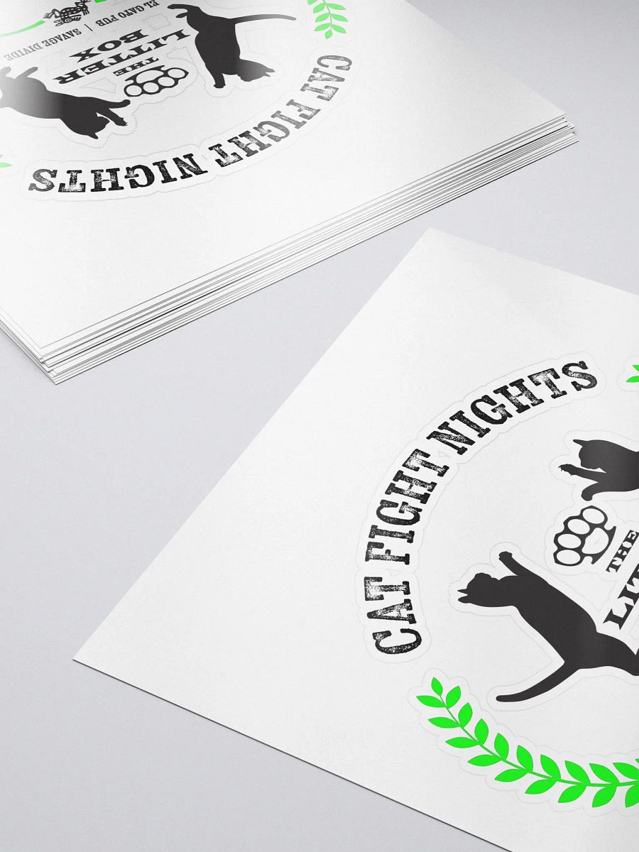Cat Fight Nights Decal product image (5)