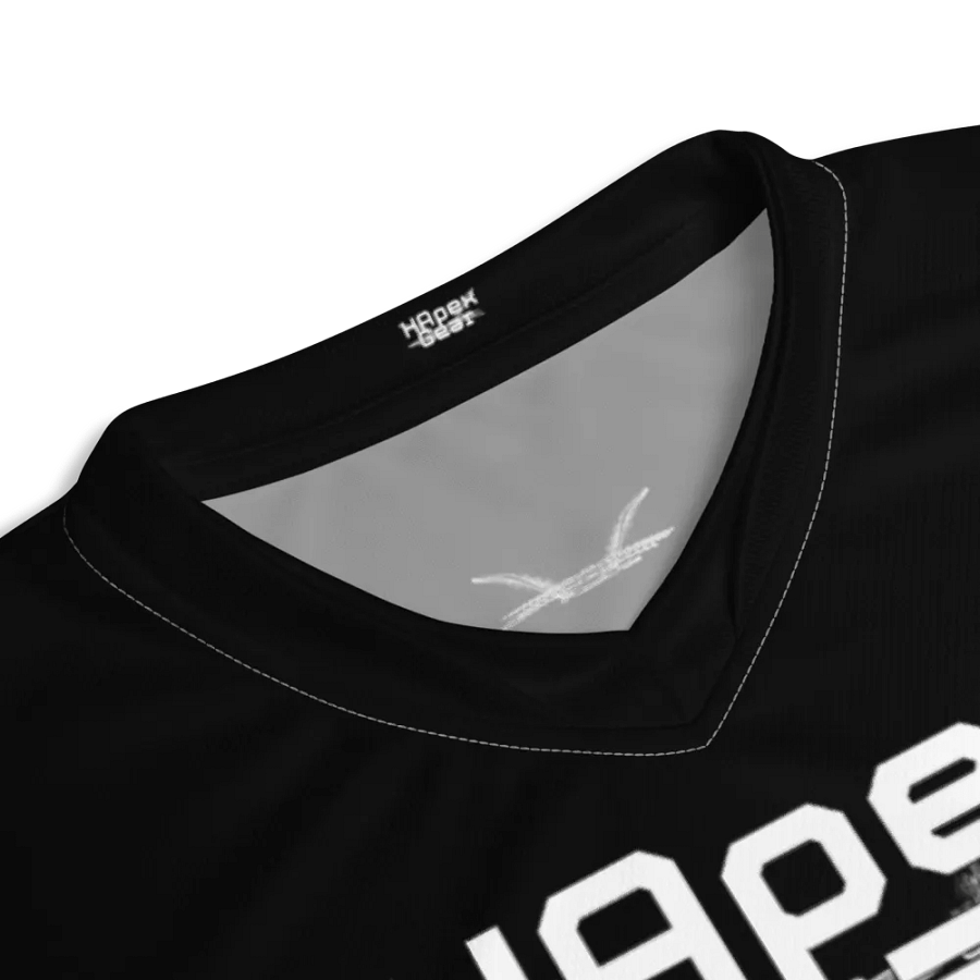 Capital NEFFEX - Black - Recycled Unisex Sports Jersey - White HApex Gear Black Logo product image (4)