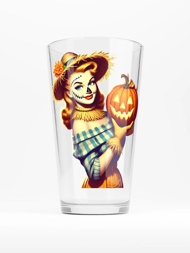 Harvest Scarecrow Halloween Shaker Pint Glass product image (1)