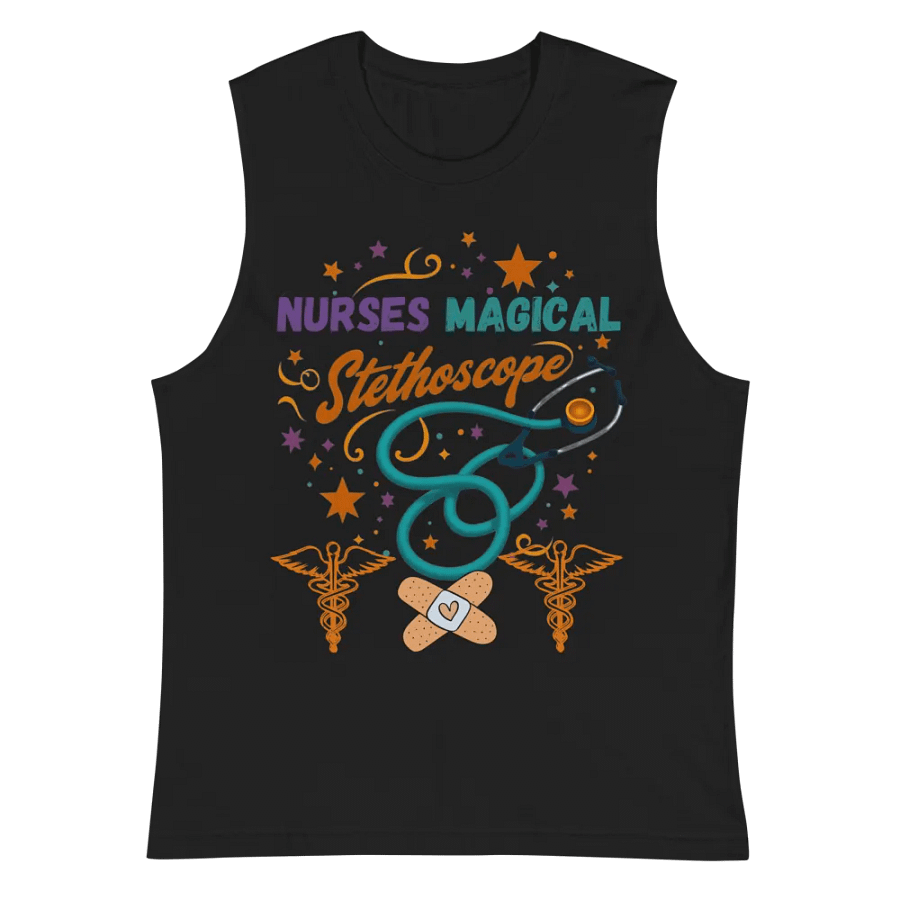 Nurse's Magical Stethoscope Muscle Tank product image (3)