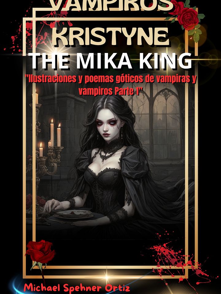 VAMPIROS KRISTYNE THE MIKA KING PARTE 1"Ilustraciones y poemas góticos de vampiras y vampiros Parte 1" product image (1)