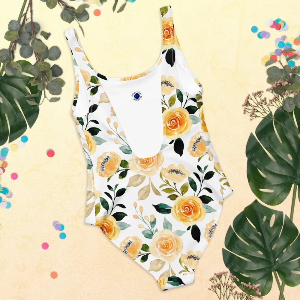 Yellow Rose Delight One Piece Swimsuit product image (11)