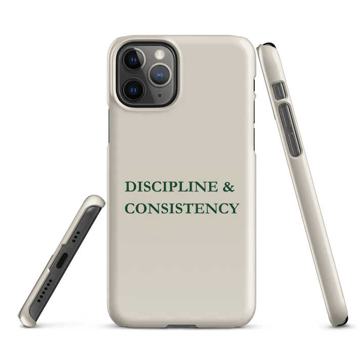Discipline & Consistency Snap Case for iPhone® product image (2)