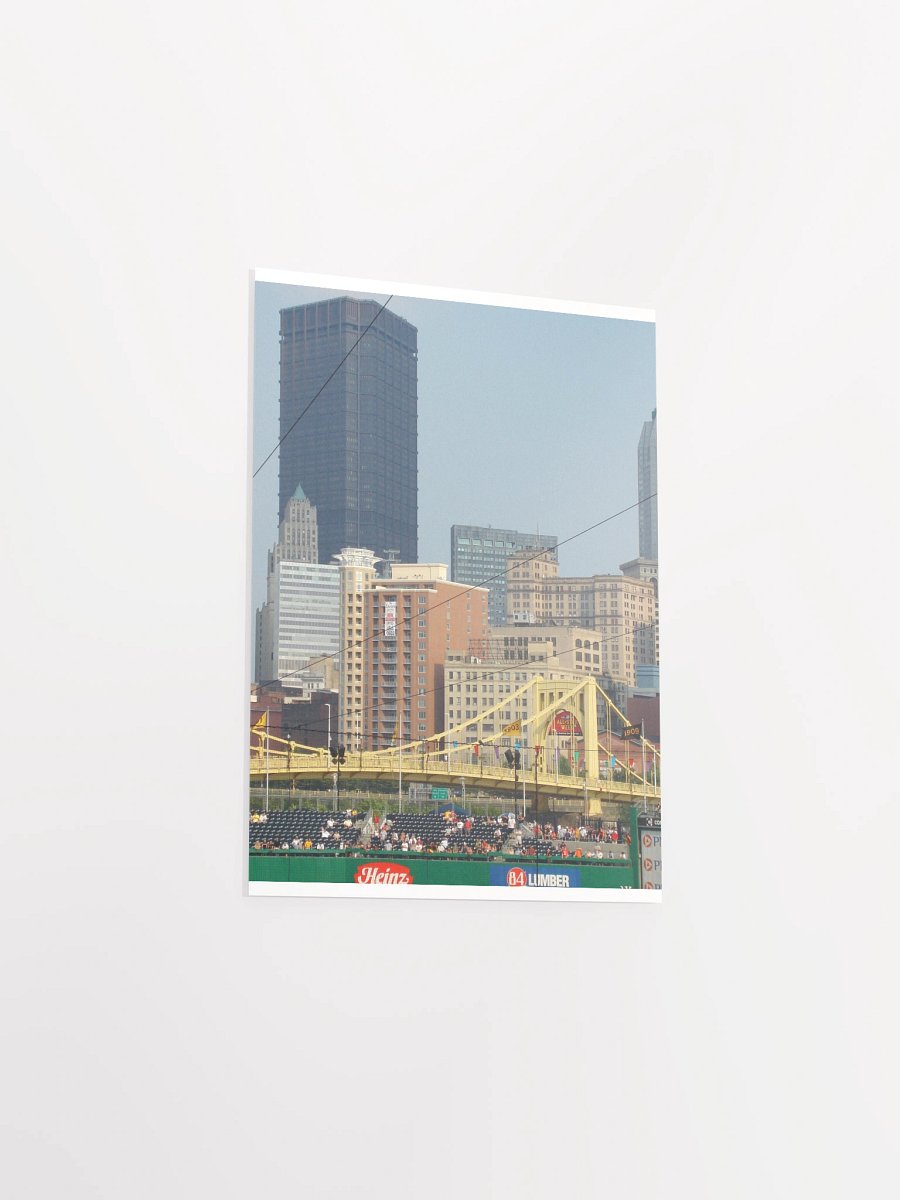Pittsburgh - USX Tower and Clemente Bridge during All-Star Week - July 2006 - Print product image (3)