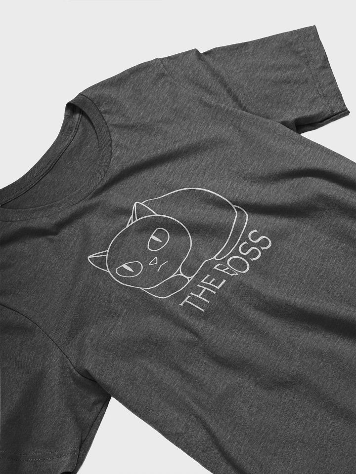The Boss Unisex Tee, White Print product image (2)