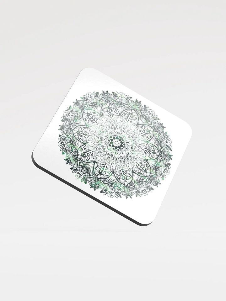 Verdant Vibe Cork Coaster product image (1)