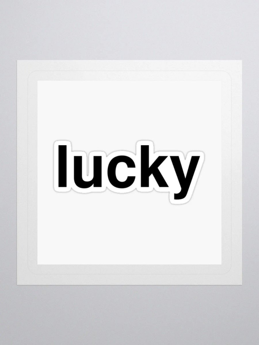 LUCKY sticker product image (1)