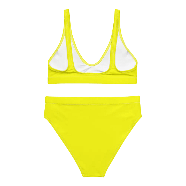 Plain Color Yellow Bikini Set product image (2)