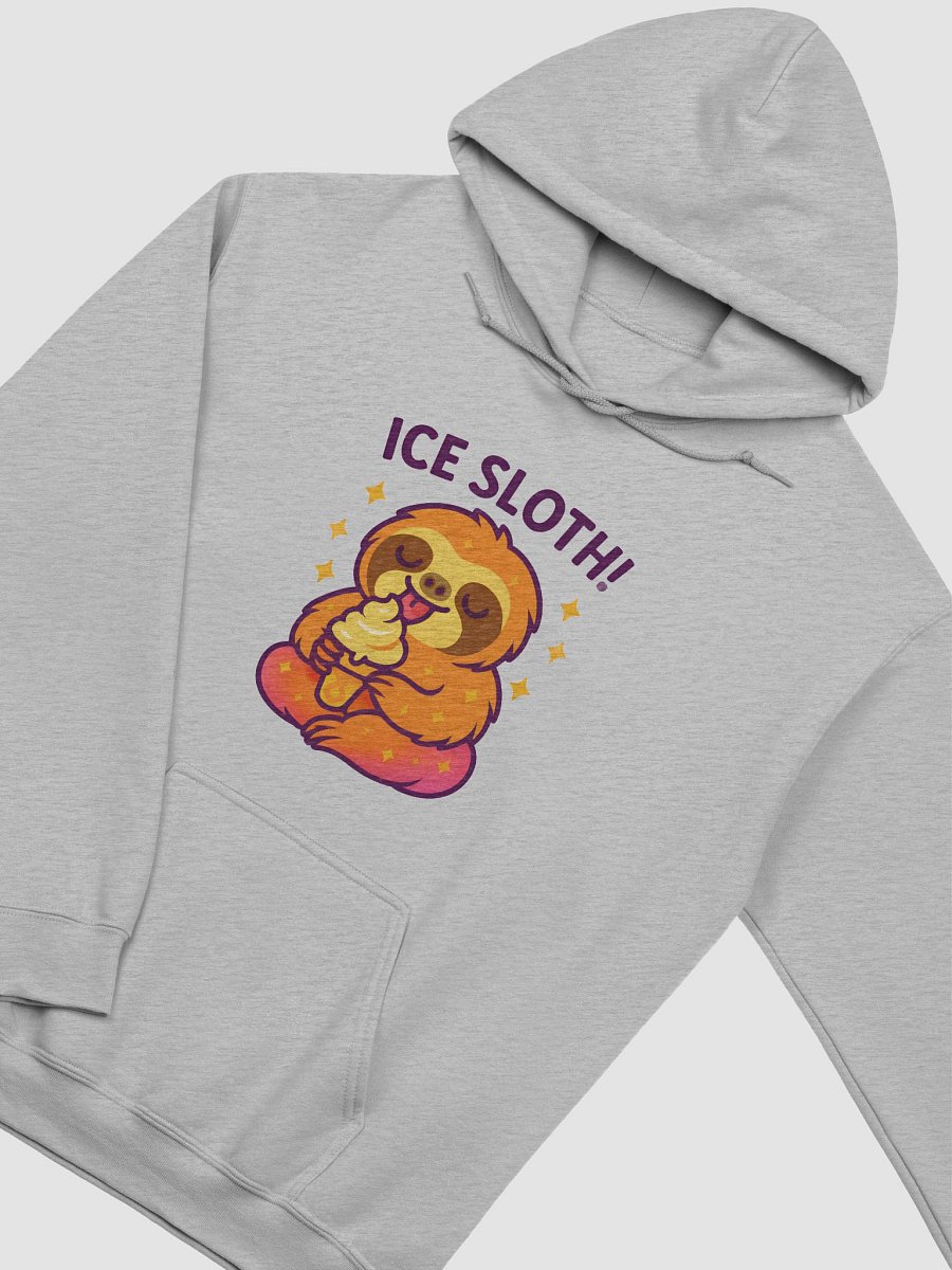 Ice Sloth – Funny Sloth Ice Cream Hoodie | Sloths Having Snacks Collection product image (3)