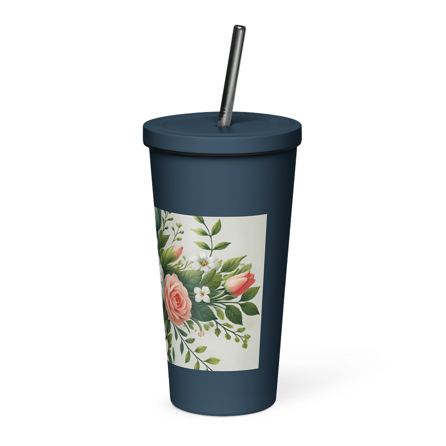 Floral Cross Insulated Tumbler product image (3)