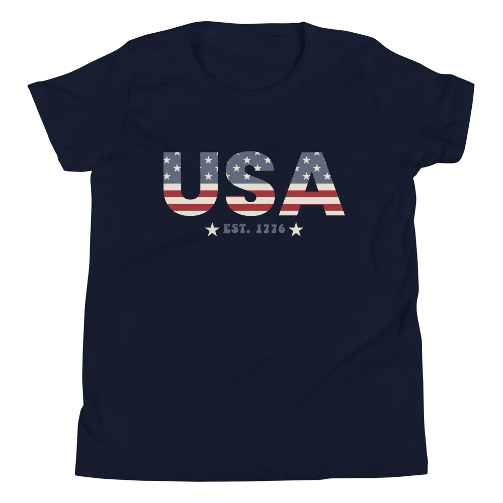 Kids American Flag USA Tee product image (29)