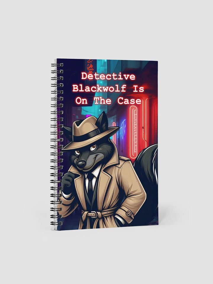 Detective Blackwolf Spiral Notebook product image (1)