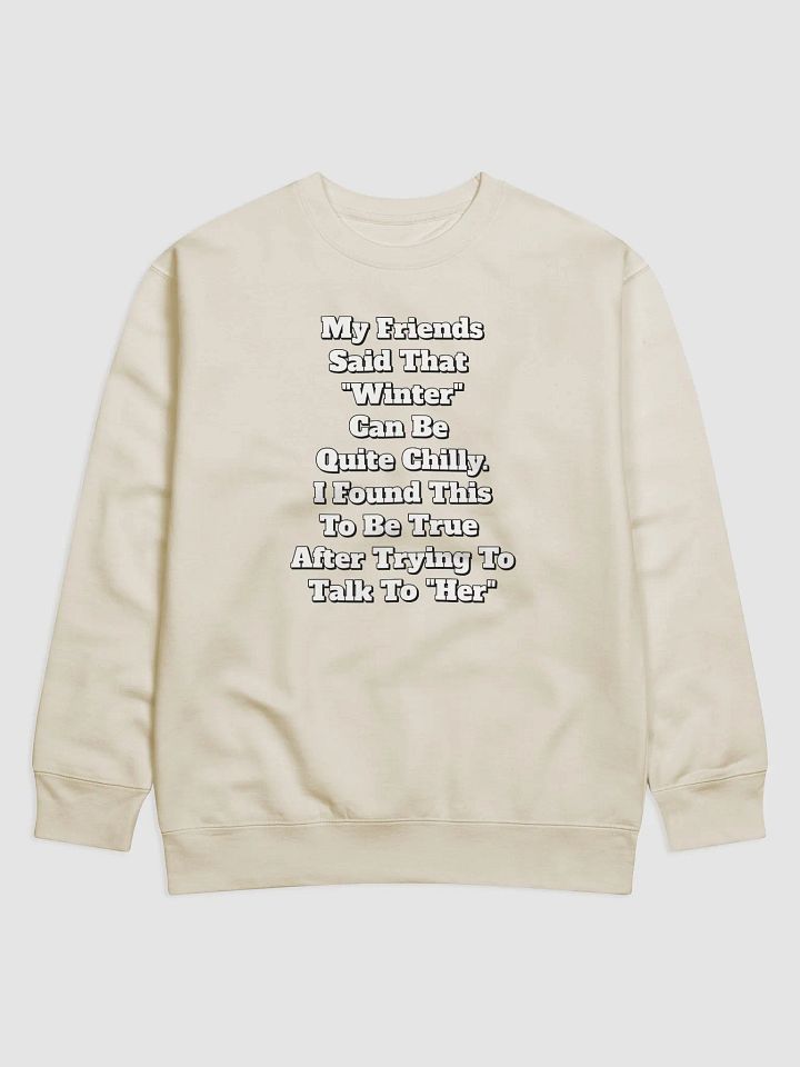My Friends Said That Winter Can Be Chilly Funny Sweatshirt product image (11)