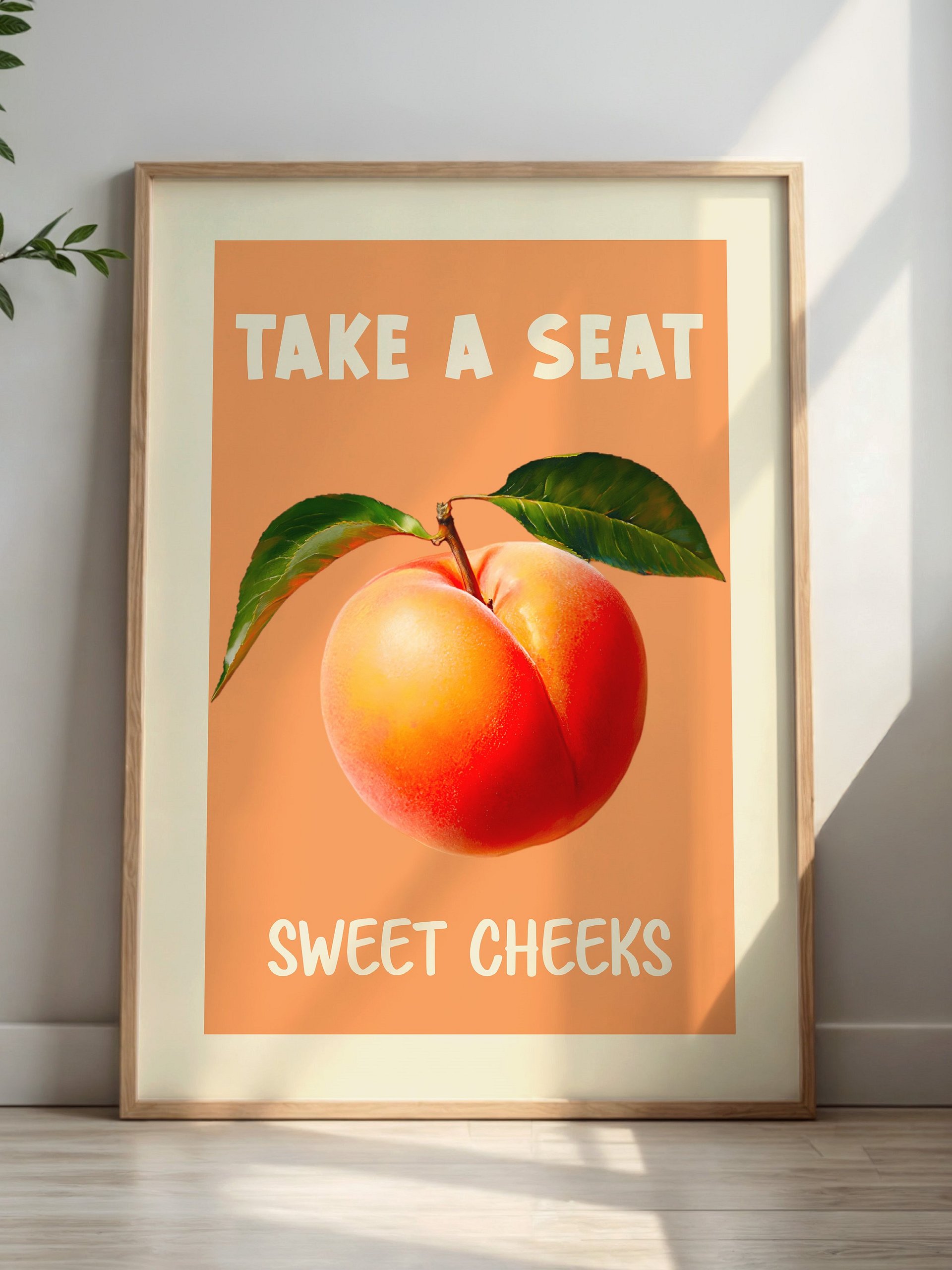 Nice Bum Poster Funny Bathroom Wall Art product image (9)