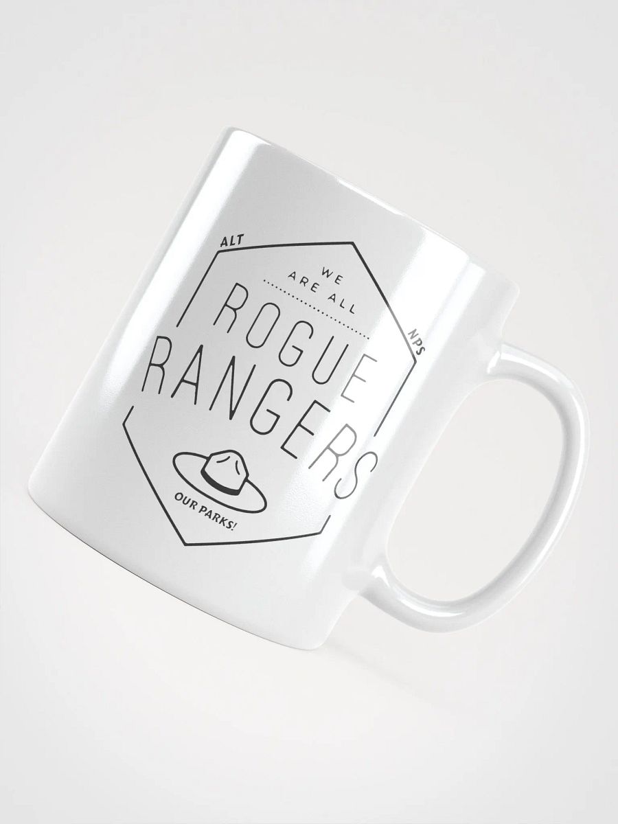 Rogue Rangers OUR PARKS Coffee Tea Mug 3 SIZES! Ceramic Glossy White Cafe Cup product image (11)