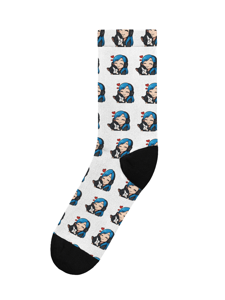Kitty Cuddles Crew Socks product image (2)