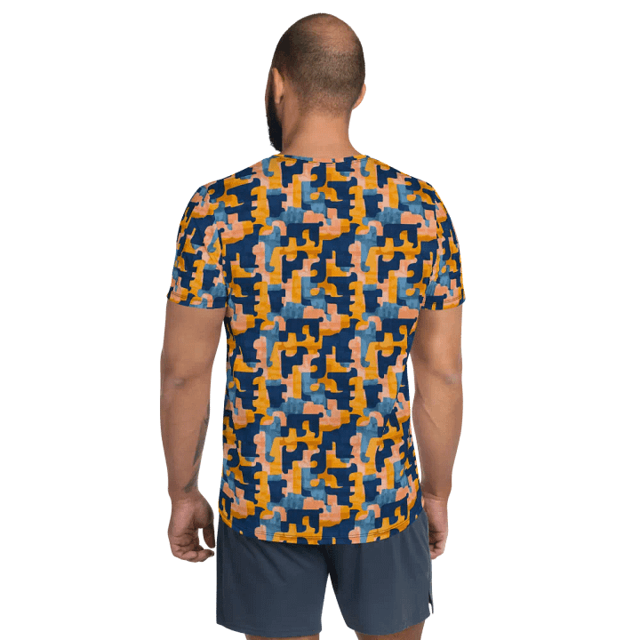 Flowing Shapes | Men´s Athletic T-Shirt product image (2)