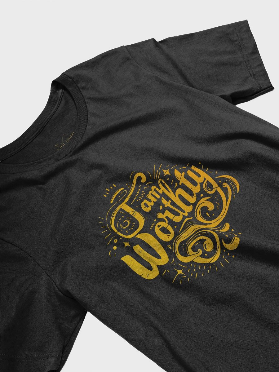 I AM WORTHY! T-SHIRT & 5 MIN GRATITUDE DIGITAL JOURNAL BUNDLE product image (4)