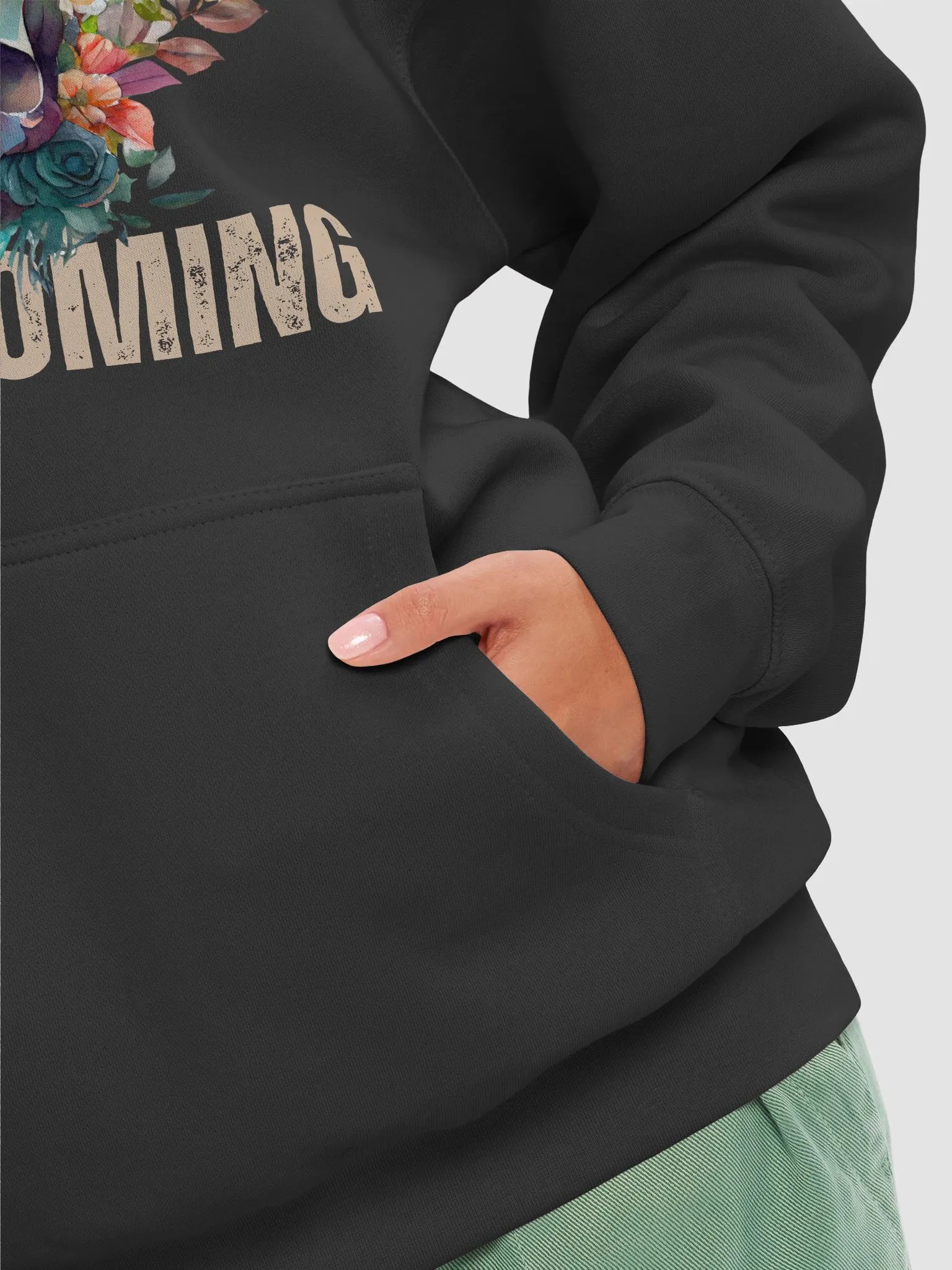 Blossom Skull Premium Hoodie product image (60)