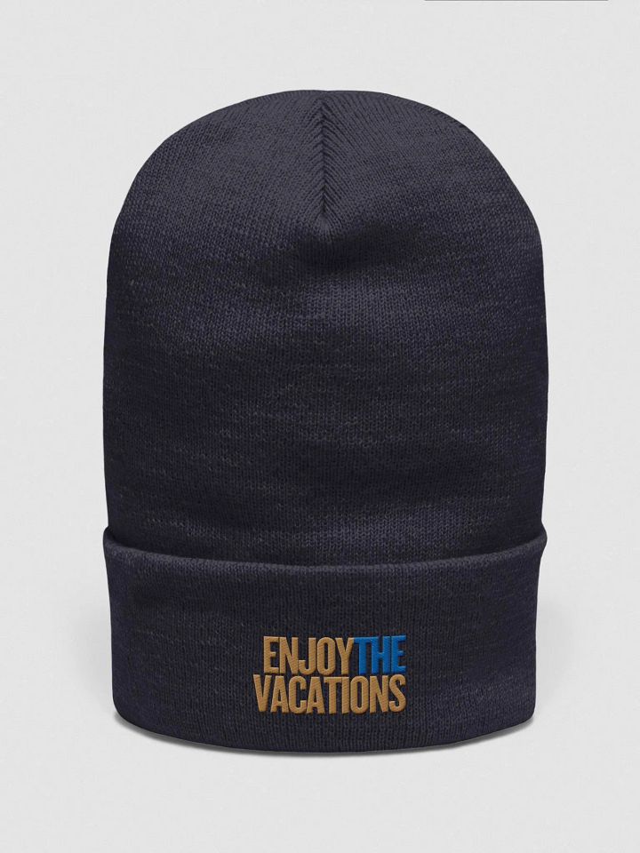 Golden Vacation Vibes Beanie product image (2)