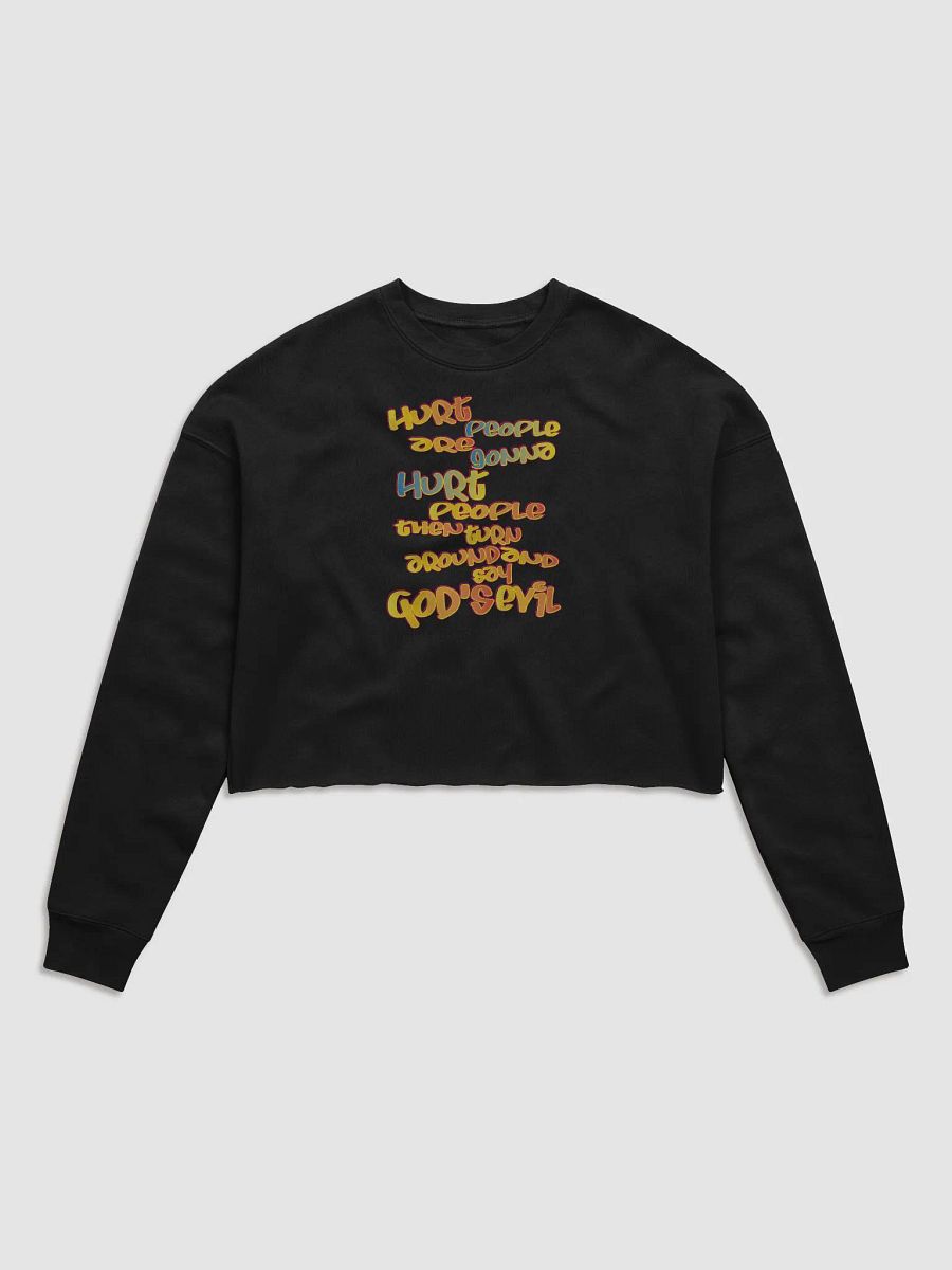 Hurt People - Graffiti - Bella+Canvas Women's Fleece Crop Sweatshirt product image (1)