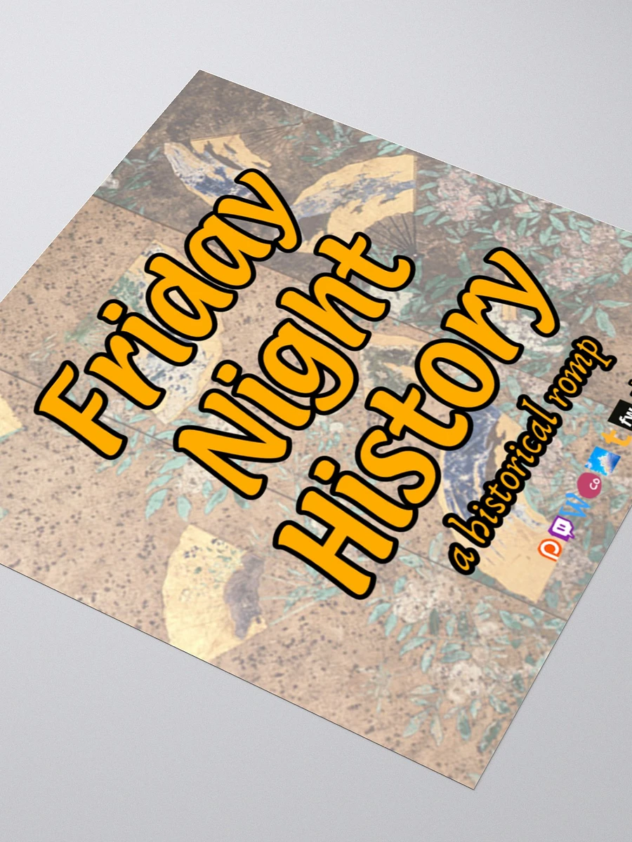 Friday Night History (sticker) product image (3)