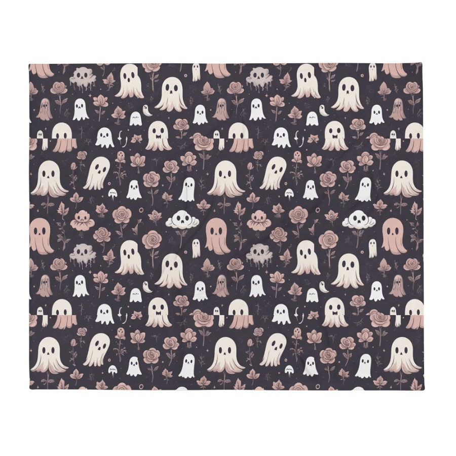 Cute and cozy ghosts 3 blanket product image (1)