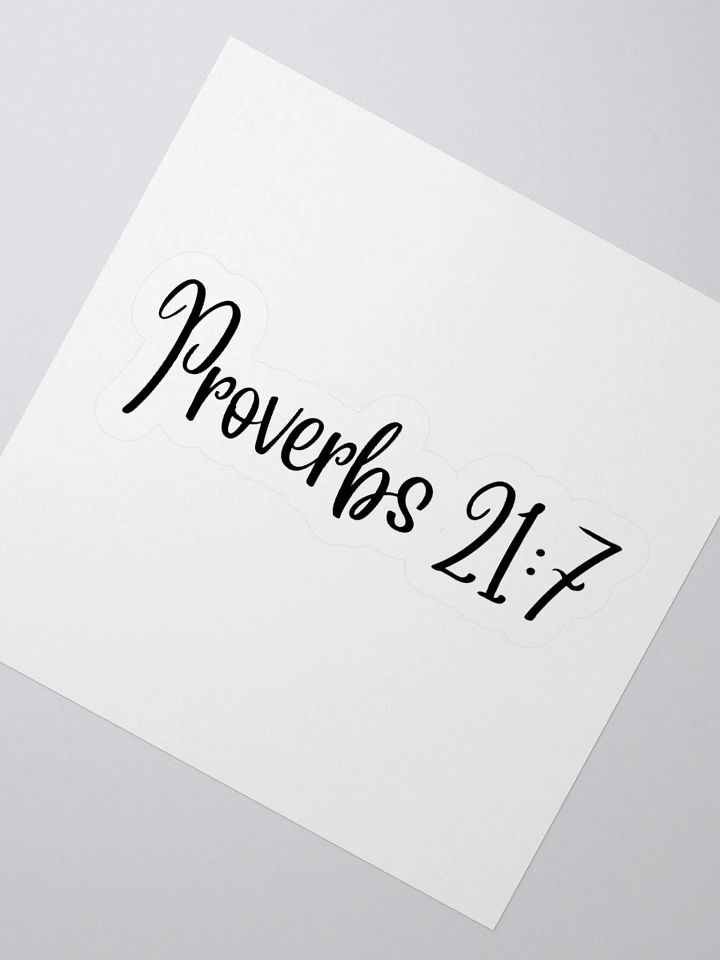 Proverbs 21:7 product image (4)