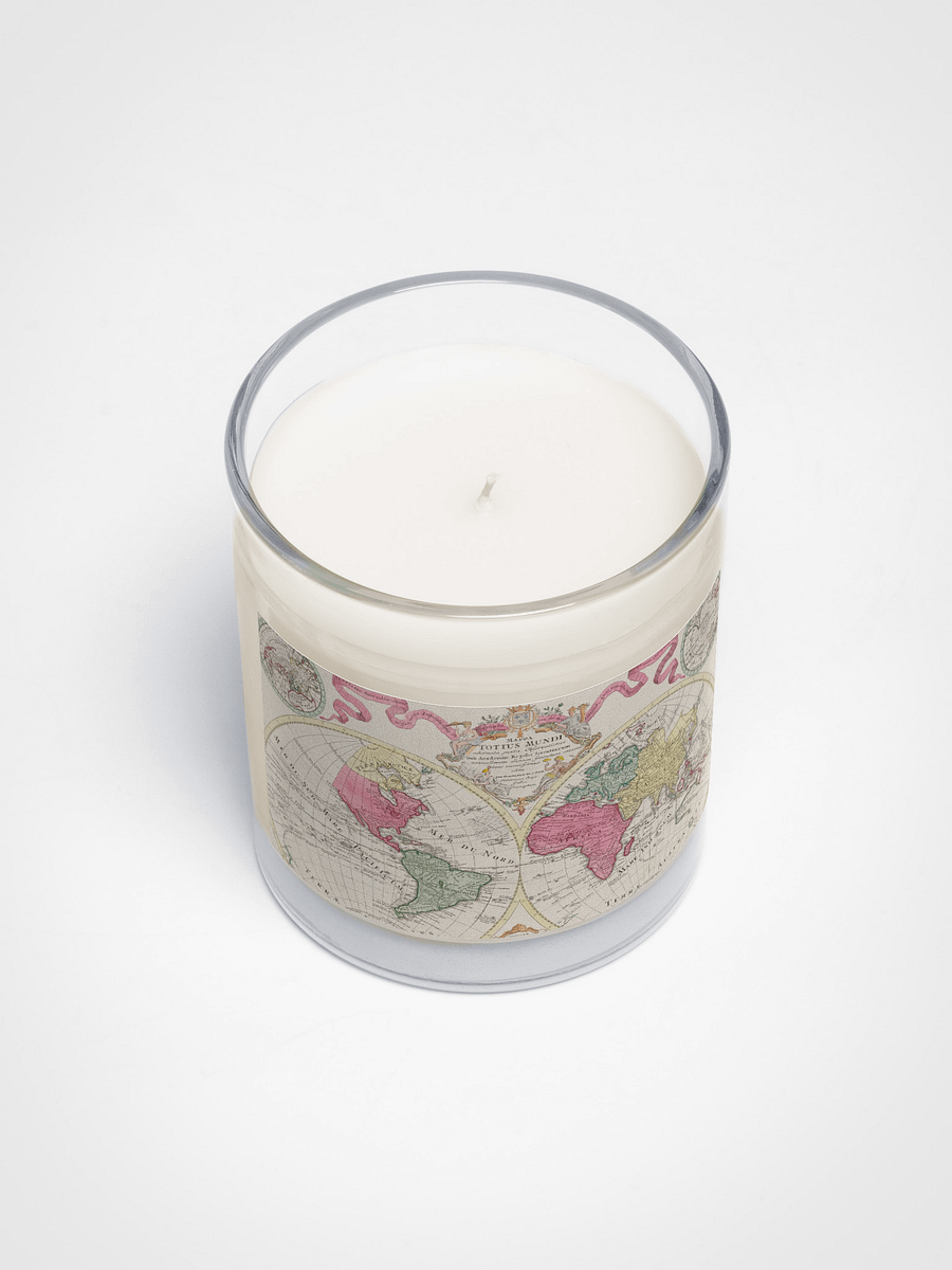 Vintage World Map. Soy Wax Candle product image (3)