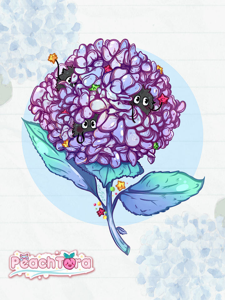 Hydrangea Soot Sprites 🌼 (Holographic) product image (1)