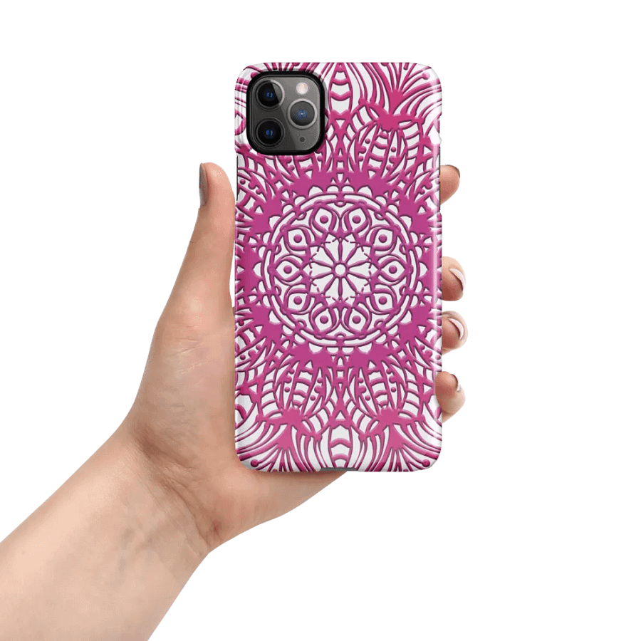 Pink romantic mandala phone case product image (9)