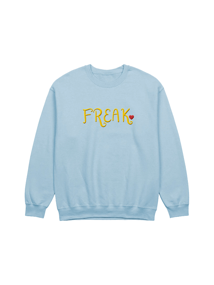 Embroidered Freak Crewneck *(GOLD)* product image (1)