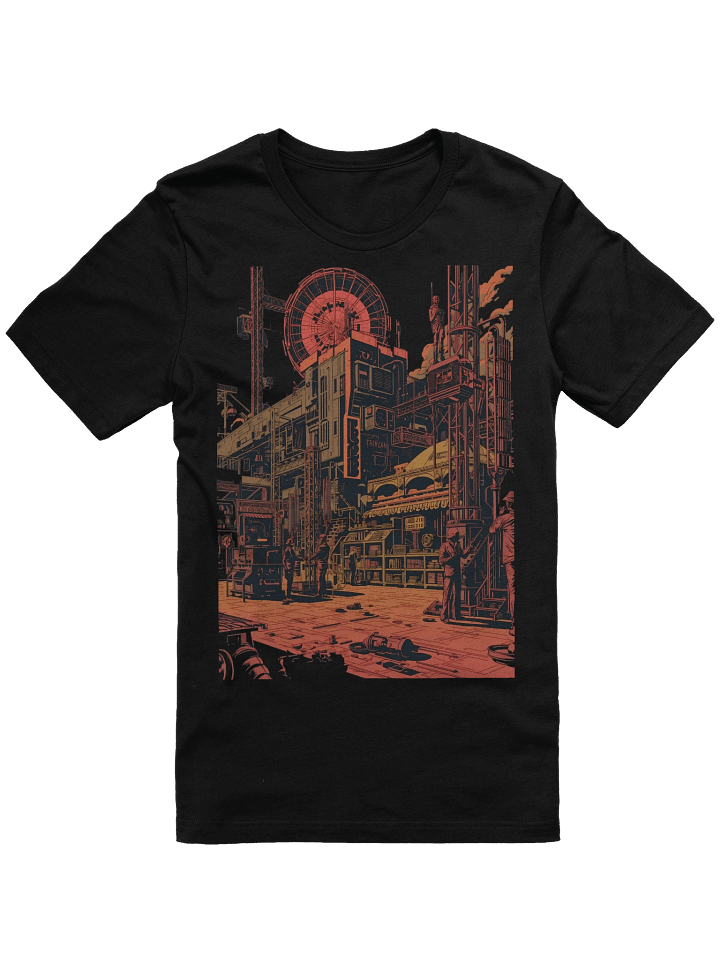 Retro Industrialization Lightweight T-Shirt product image (1)