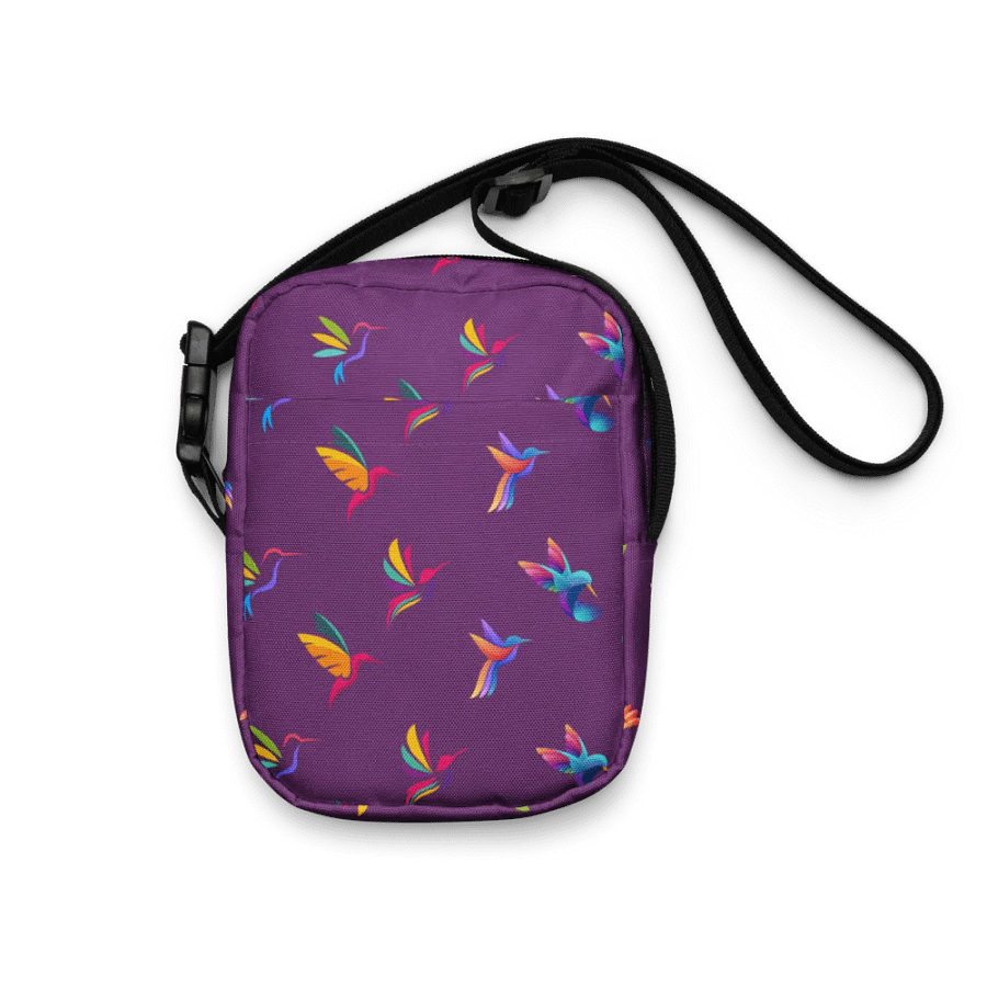Vibrant Hummingbird Haven Crossbody Bag for stylish travellers product image (7)