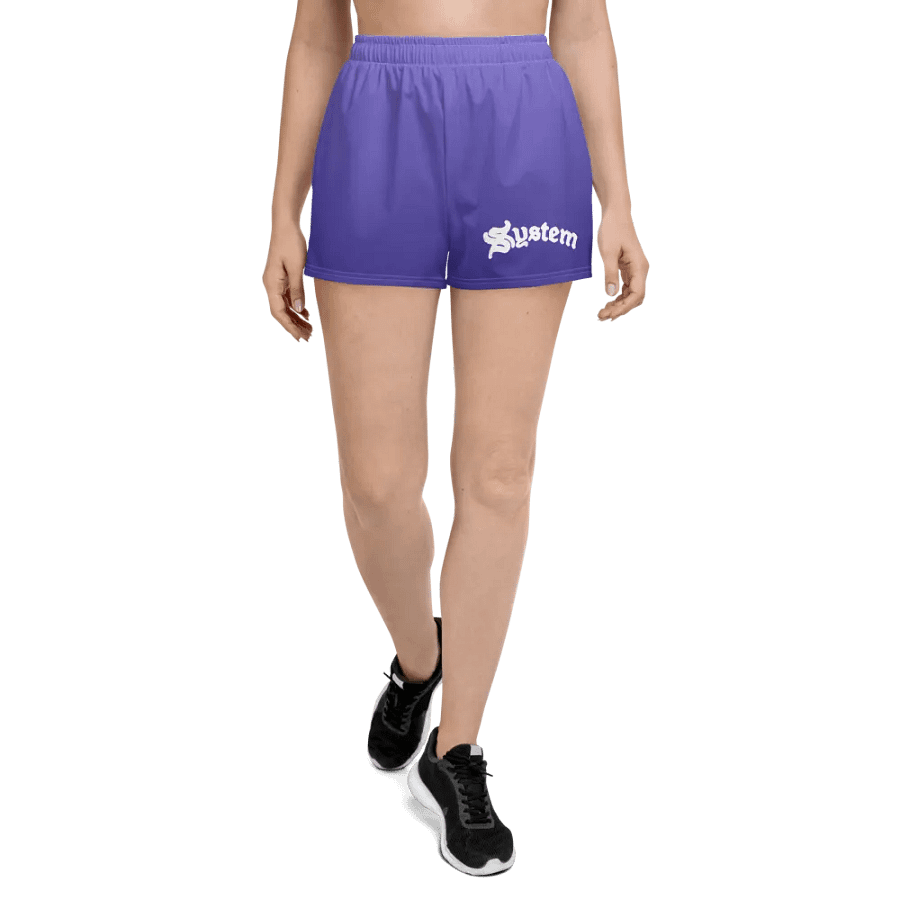 TAKE YOUR FLOWERS Women's Shorts Easter Purple product image (2)