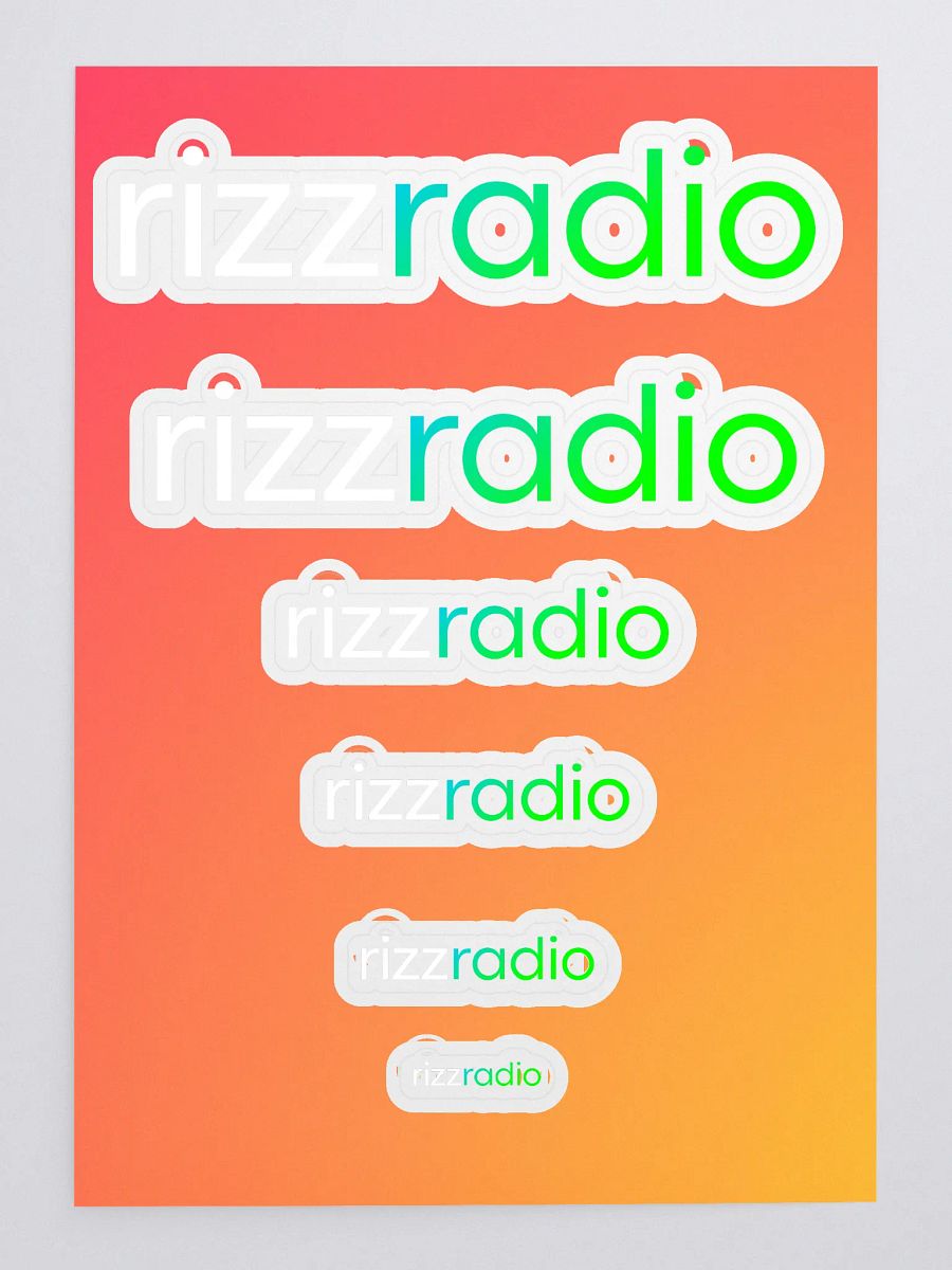 Rizz Radio Sticker Pack product image (3)