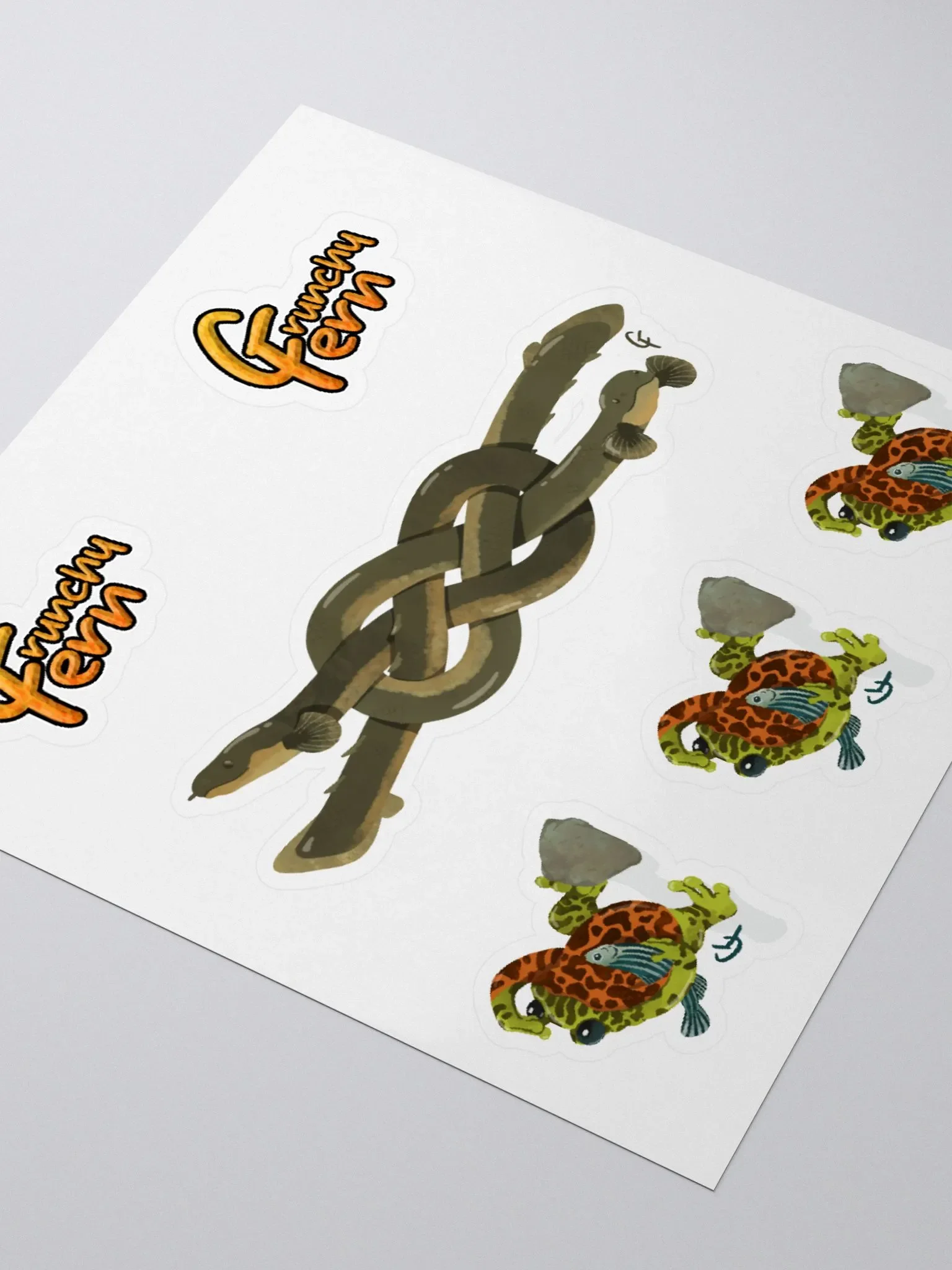 Crunchy Fern 3-in-1 sticker pack product image (8)