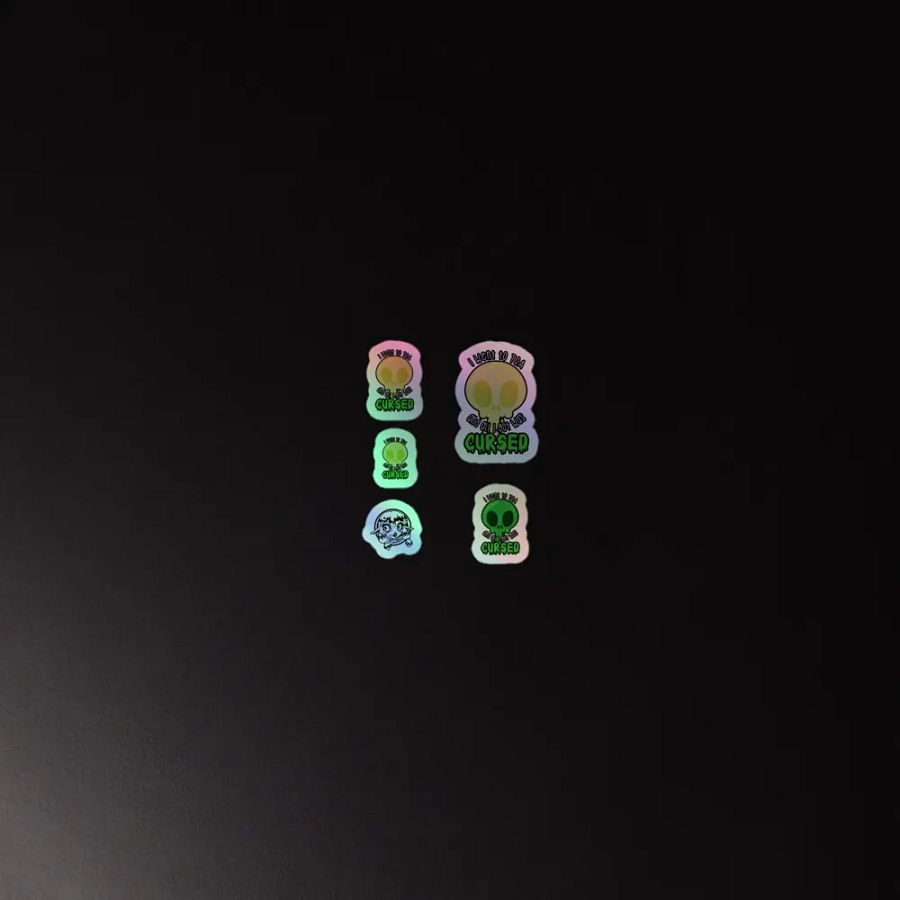All I Got Was Cursed - Rogue - Holo Sticker Sheet product image (2)