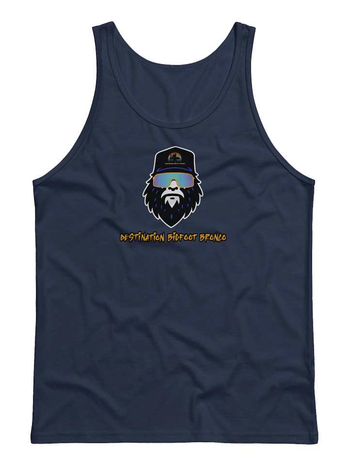 Destination Bigfoot Bronco Synthwave Bella+Canvas Jersey Tank (Multiple Colors Available) product image (2)